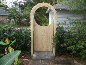 Custom Nantucket Garden Gate Custom Nantucket Garden Gate