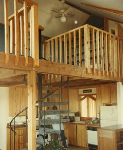 Custom stair railing Residential custom railing
